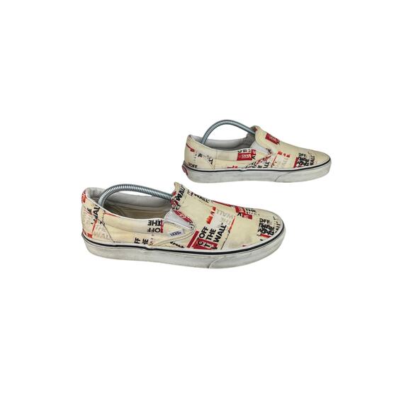 Vans Classic Slip-On 'Packing Tape Blanc De Blanc' Shoes - Picture 4 of 10